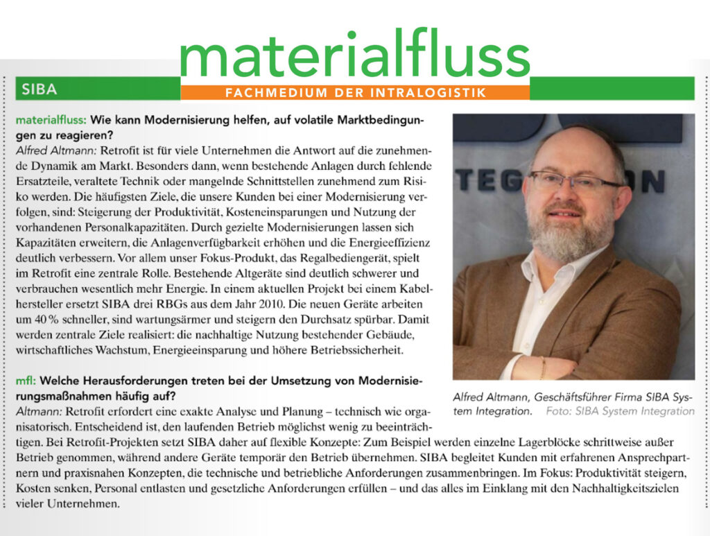 Interview Materialfluss